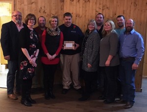 Kevin Rollins was nominated for the Remsen Chamber's 2015 Citizen of the Year on 2/6/16 by his fellow colleagues.