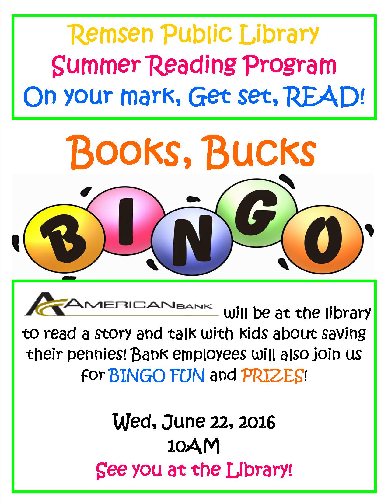 Library Summer Reading Program City of Remsen, Iowa Official site