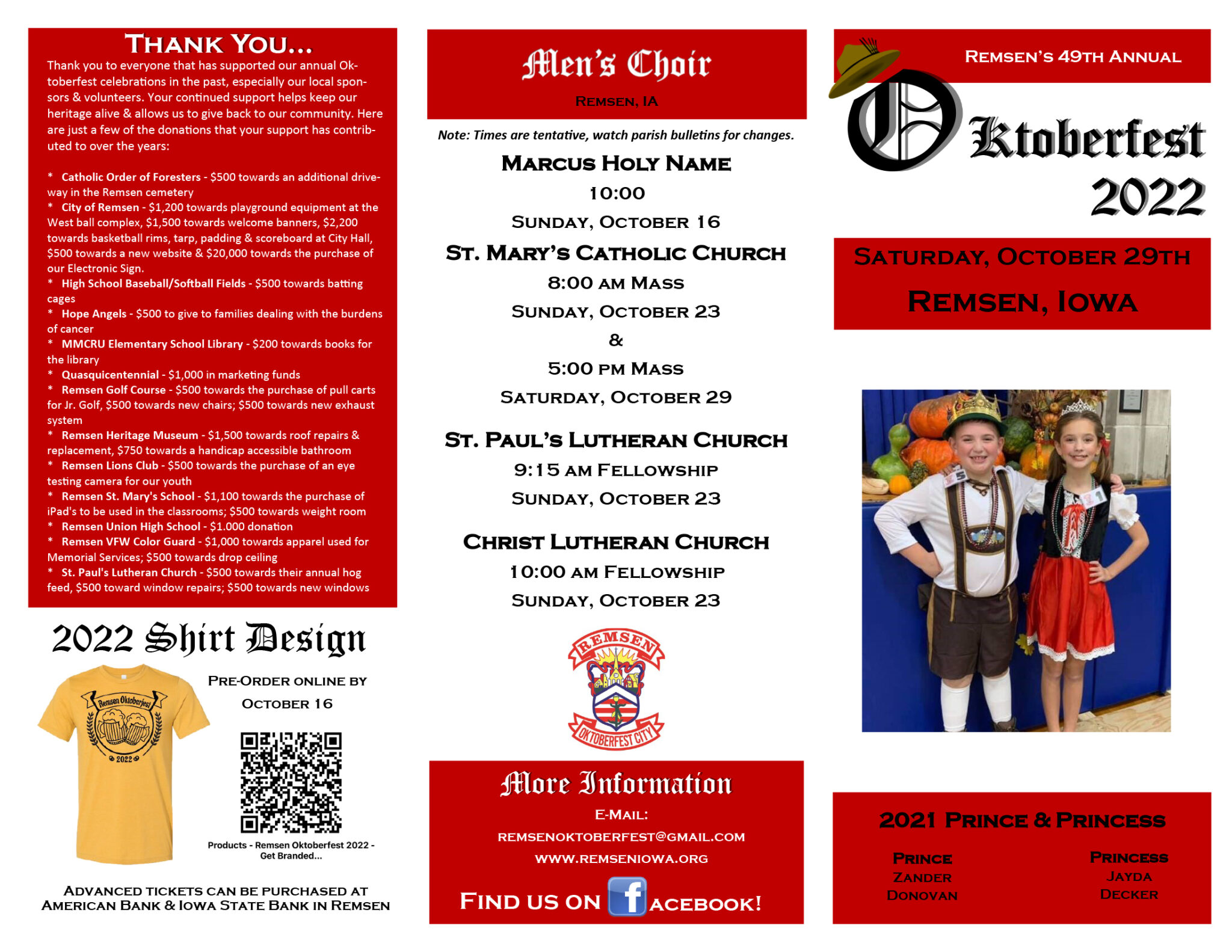 Oktoberfest City of Remsen, Iowa Official Website